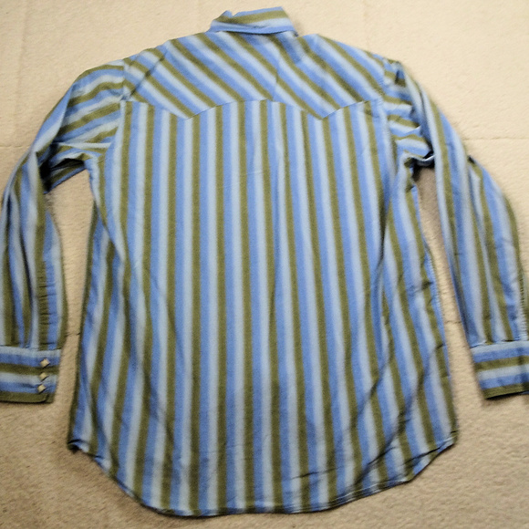 Lucky Brand Dungarees Diamond Pearl Snap Large - Picture 2 of 5